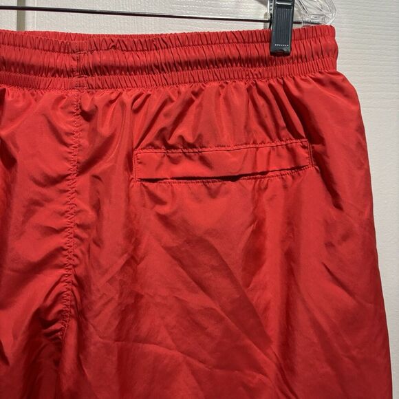 Under Armour Men's Essential Volley Loose Fit Mesh Lined Shorts Red Size XL - Picture 10 of 16